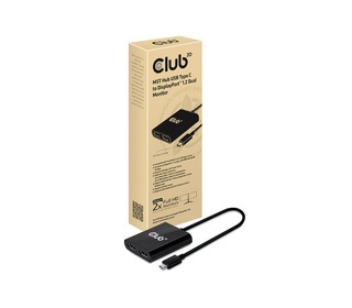 CLUB3D MST Hub USB3.1 (Gen1) Type C to DisplayPort 1.2 Dual Monitor