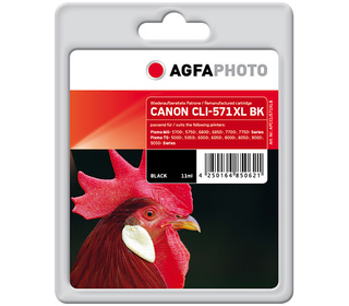 AgfaPhoto APCCLI571XLB cartouche d'encre Compatible Rendement élevé (XL) Photo noire
