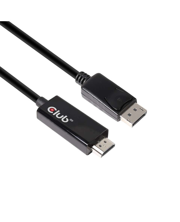 CLUB3D DisplayPort 1.4 to HDMI 2.0b HDR Cable Male/Male 2m/6.56 ft.