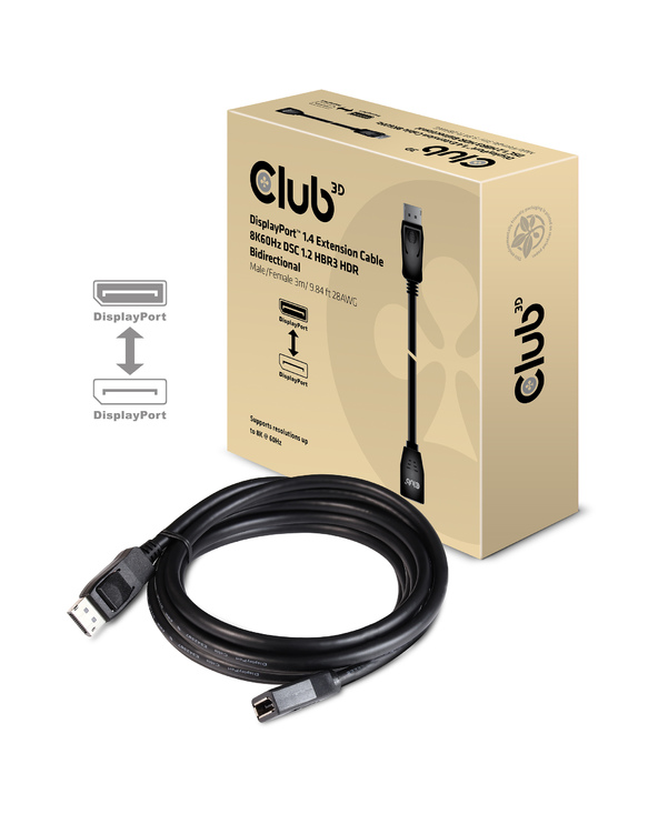 CLUB3D cac-1023 3 m DisplayPort Noir
