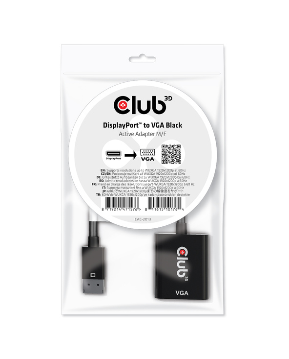CLUB3D cac-2013 Displayport VGA Noir