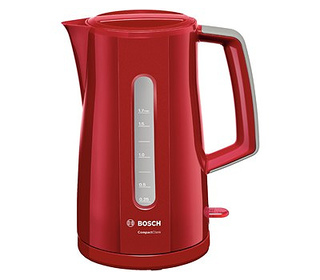 Bosch TWK3A014 bouilloire 1,7 L 2400 W Rouge