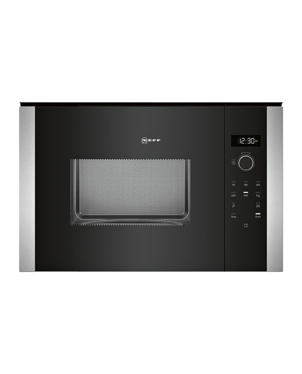 Neff N 50 Intégré (placement) Micro-ondes uniquement 25 L 900 W Noir, Acier inoxydable