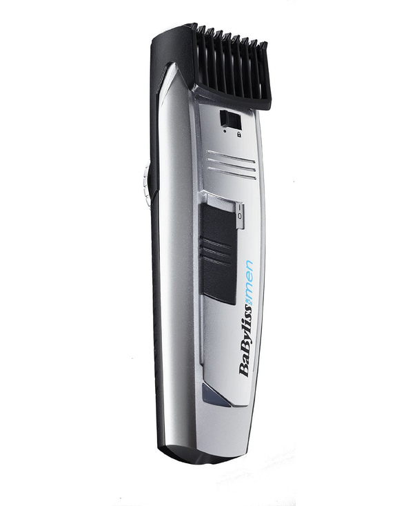 BaByliss E827E tondeuse à barbe Noir, Argent