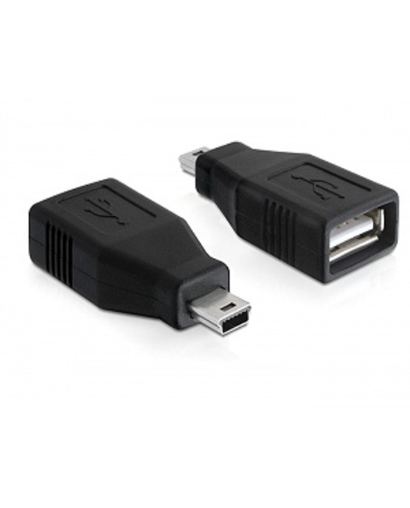 DeLOCK 65277 changeur de genre de câble mini USB USB 2.0-A Noir