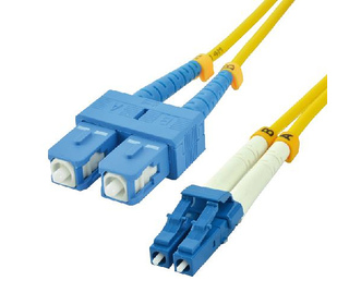 MCL FOS2/SCLC-1M câble de fibre optique SC LC OS2 Jaune
