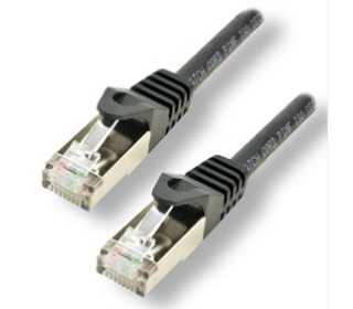 MCL FCC7BMSF-0.3M/N câble de réseau Noir 0,3 m Cat7 S/FTP (S-STP)