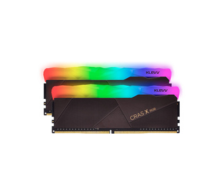 Klevv CRAS X RGB 16GB kit (8GB x2) 3600MHz Gaming Memory DDR4-RAM XMP 2.0 High Performance Overclocking module de mémoire 16 Go 