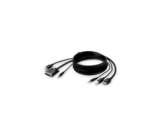 Belkin F1DN1CCBL-DH6t câble kvm Noir 1,8 m