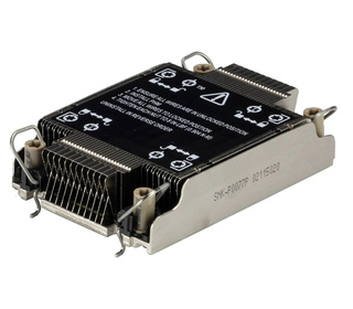 Supermicro SNK-P0077P système de refroidissement d’ordinateur Processeur Dissipateur thermique/Radiateur Noir, Acier inoxydable