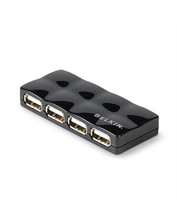Belkin 4-Port USB 2.0 480 Mbit/s Noir