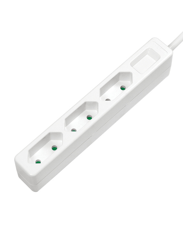 LogiLink LPS229 multiprise 1,5 m 3 sortie(s) CA Intérieure Blanc