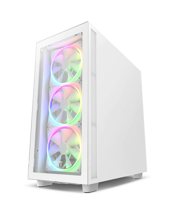 NZXT H7 Elite Midi Tower Blanc