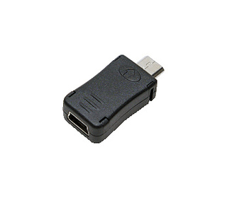 LogiLink AU0010 changeur de genre de câble Micro USB Mini USB Noir