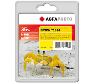 AgfaPhoto APET181YD cartouche d'encre 1 pièce(s) Jaune