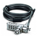 Dicota D30887 câble antivol Noir, Acier inoxydable 2 m