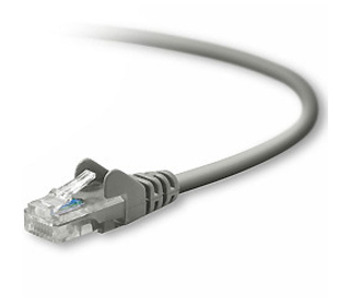 Belkin CAT5e Patch Cable Snagless Molded câble de réseau Gris 1 m U/UTP (UTP)