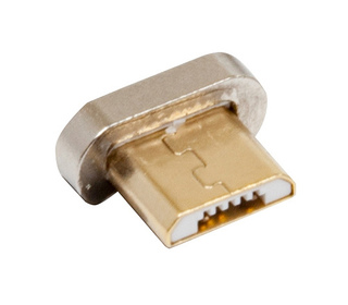RealPower 168184 changeur de genre de câble Magnetic Micro-USB Or