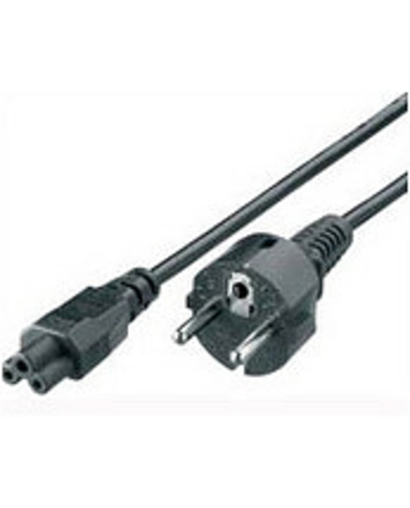 Equip 112150 câble électrique Noir 1,8 m Coupleur C5 CEE7/4