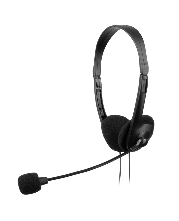 Tacens Anima AH118 écouteur/casque Avec fil Arceau Appels/Musique Noir