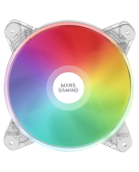 Mars Gaming MFD système de refroidissement d’ordinateur Boitier PC Ventilateur 12 cm Blanc 1 pièce(s)