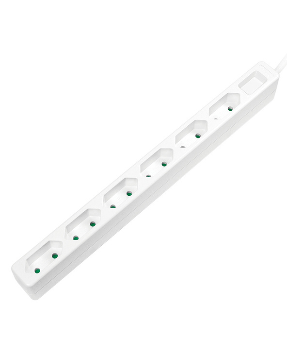 LogiLink LPS231 multiprise 1,5 m 6 sortie(s) CA Intérieure Blanc