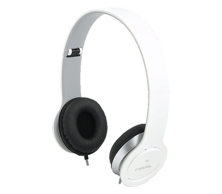 LogiLink HS0029 écouteur/casque Avec fil Arceau Appels/Musique Blanc