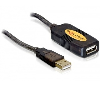 DeLOCK 82446 câble USB 10 m USB 2.0 USB A Noir