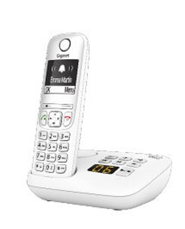 Gigaset AE690A Téléphone analog/dect Identification de l'appelant Blanc