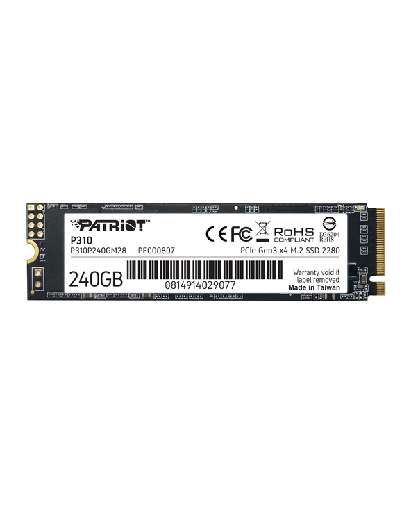 Patriot Memory P310 M.2 240 Go PCI Express 3.0 NVMe