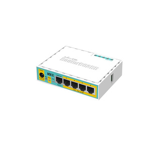 Mikrotik hEX PoE lite Routeur connecté Fast Ethernet Blanc