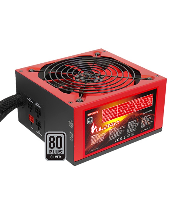 Mars Gaming MPVU750 unité d'alimentation d'énergie 750 W 20+4 pin ATX ATX Noir, Rouge