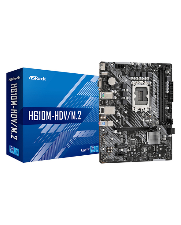 Asrock H610M-HDV/M.2 Intel H610 LGA 1700 micro ATX