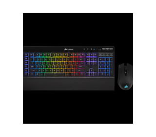 Corsair CH-925C115-FR clavier USB + RF Wireless + Bluetooth AZERTY Français Noir