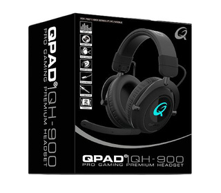 QPAD QH900 écouteur/casque Sans fil Arceau Jouer Bluetooth Noir