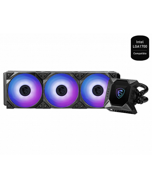 MSI MPG CORELIQUID K360 V2 système de refroidissement d’ordinateur Boitier PC Kit de refroidissement 12 cm Noir