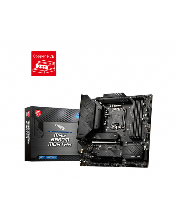 MSI MAG B660M MORTAR carte mère Intel B660 LGA 1700 micro ATX