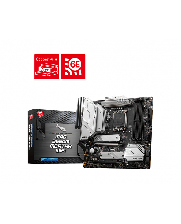 MSI MAG B660M MORTAR WIFI carte mère Intel B660 LGA 1700 micro ATX