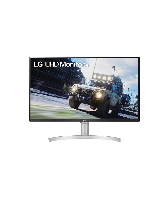 LG 32UN550-W 32" LED 4K Ultra HD 4 ms Argent, Blanc
