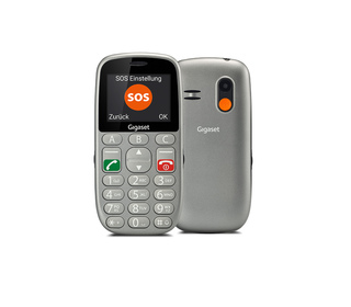 Gigaset GL390 téléphone portable 5,59 cm (2.2") 88 g Argent