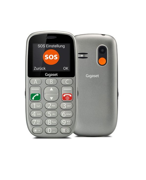 Gigaset GL390 téléphone portable 5,59 cm (2.2") 88 g Argent
