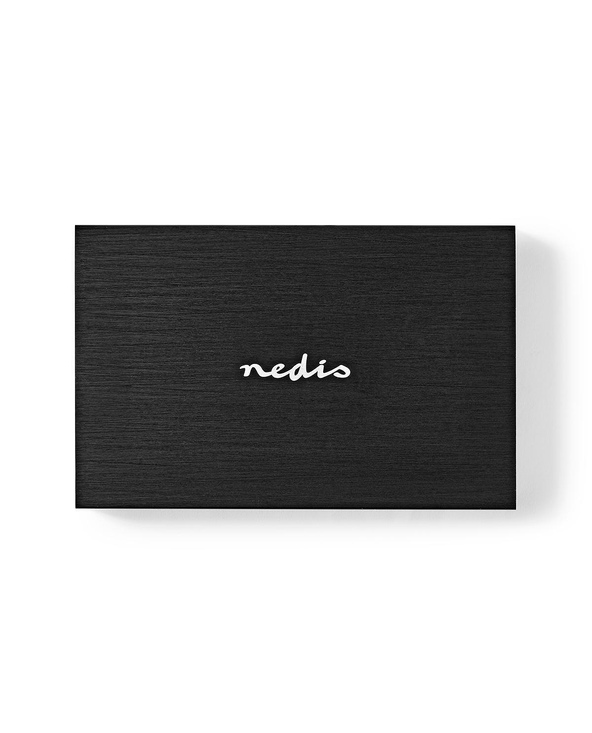 Nedis HDDE25310BK Boîtier de disques de stockage Boîtier HDD Noir