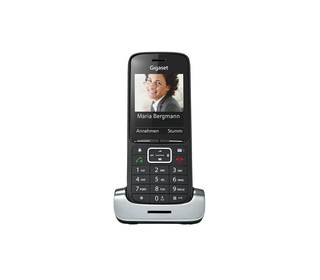 Gigaset Premium 300 HX Black Edition Téléphone DECT Identification de l'appelant Noir, Argent