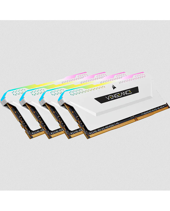Corsair Vengeance CMH64GX4M4D3600C18W module de mémoire 64 Go 4 x 16 Go DDR4 3600 MHz Corsair Vengeance CMH64GX4M4D3600C18W module de mémoire 64 Go 4 x 16 Go DDR4 3600 MHz
