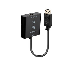 Lindy 41068 câble vidéo et adaptateur 1,5 m DisplayPort HDMI Type A (Standard) Noir
