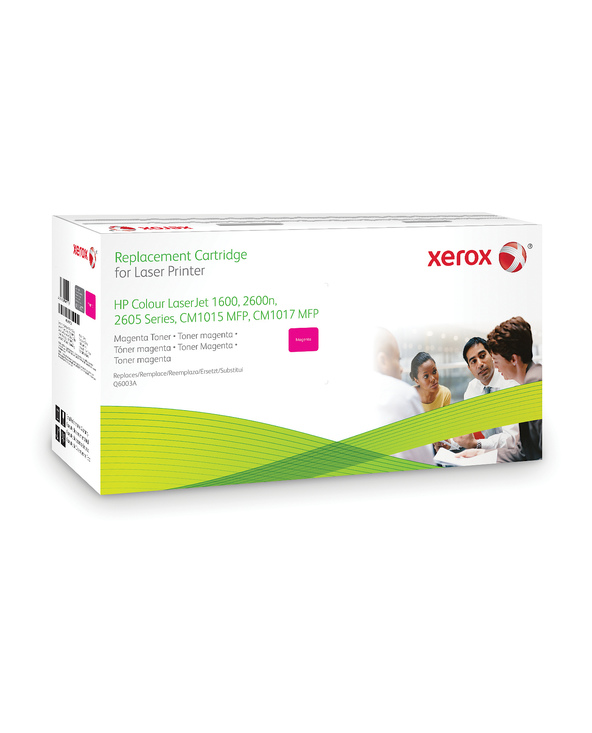 Xerox Toner magenta. Equivalent à HP Q6003A. Compatible avec HP Colour LaserJet 1600, Colour LaserJet 2600/2605, Colour LaserJet