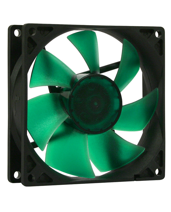 Nanoxia Deep Silence 92 mm PWM Boitier PC Ventilateur 9,2 cm Noir, Vert