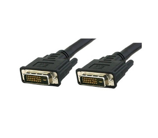 Techly ICOC-DVI-811C câble DVI 10 m DVI-D Noir