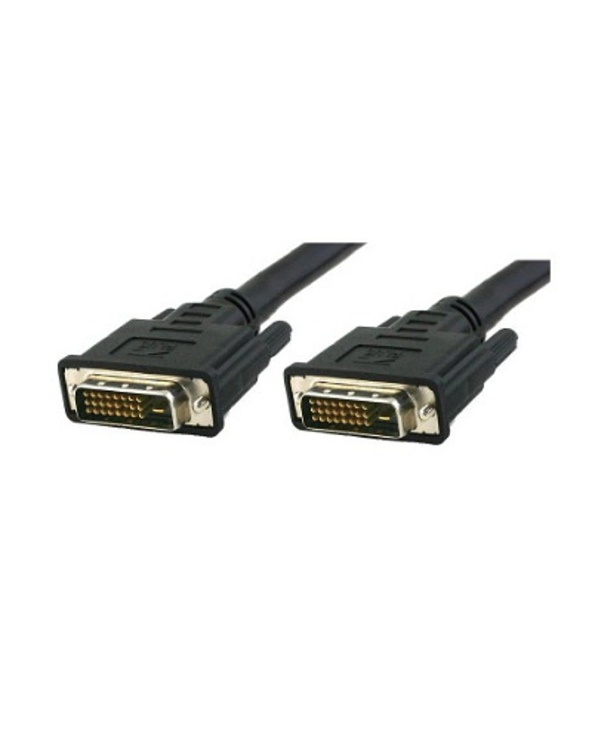 Techly ICOC-DVI-811C câble DVI 10 m DVI-D Noir
