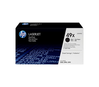 HP 49X Cartouche de toner 2 pièce(s) Original Noir